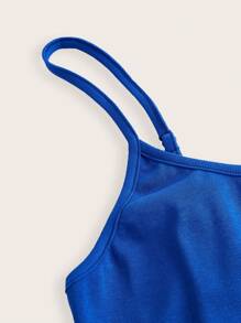 Tseoso 素色吊帶上衣 - 寶藍色 - 查看 3