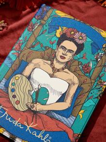 Frida Kahlo X SHEIN Green Tablet Protective Case - Green - View 6