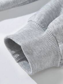 男士運動衫 - 淺灰色 - 查看 3