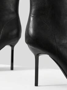 MOTF PREMIUM Nhọn Dao găm nhỏ Giày ống Ngắn - màu đen - Xem 6