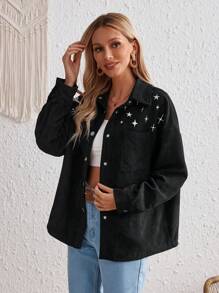 SHEIN VCAY Chaqueta Regular Para Mujer