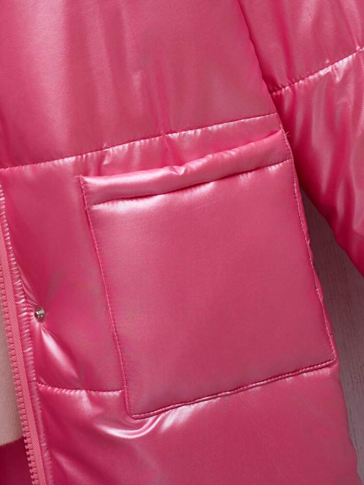 Tween Girl 1pc Dual Pocket Padded Coat