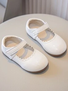 時尚&舒服的女孩公主鞋/平底鞋 - 白色 - 查看 3