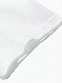 Men Spider Print Drop Shoulder Tee, For Halloween - White - View 3