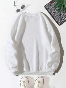 男士運動衫 - 白色 - 查看 2