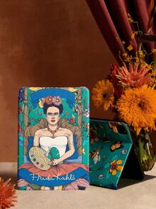 Frida Kahlo X SHEIN Green Tablet Protective Case - Green - View 2