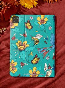 Frida Kahlo X SHEIN Green Tablet Protective Case - Green - View 5