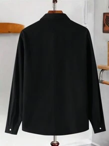 Manfinity Homme 男士襯衫 - 黑色 - 查看 2