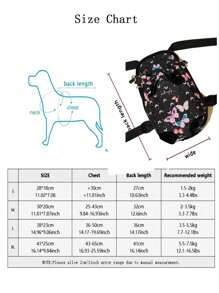 Butterfly Print Pet Carrier Bag Dog Outing Dog Stuff Puppy Keep Puppy Keep Cat Carrier Dog Carrier Dog Bag - Multicolor - View 3