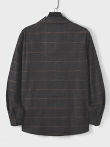 RueChic Men Striped Print Shirt Without Tee - Multicolor - View 2