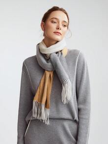 MOTF PREMIUM 簡約風和時尚圍巾 - 米色 - 查看 6