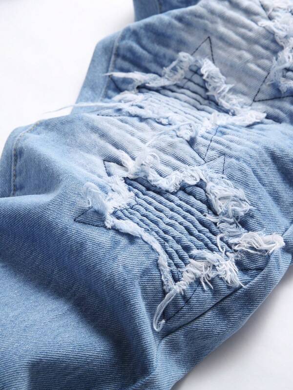 Men Cotton Ripped Jeans SHEIN USA