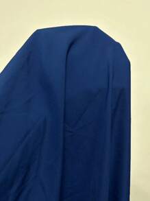 SHEIN LUNE 素色前紐扣襯衫 - 寶藍色 - 查看 5