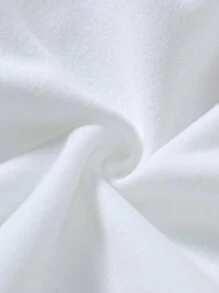 Manfinity Homme Hombres Sudadera con estampado de oso de hombros caídos