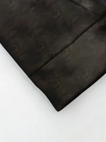 Manfinity LEGND Men Plus 3D Tiger Print Drawstring Hooded Sweatshirt - Black - View 6