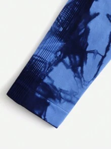 SHEIN Sports 3入組無縫紮染高腰運動打底褲 - 彩色 - 查看 4