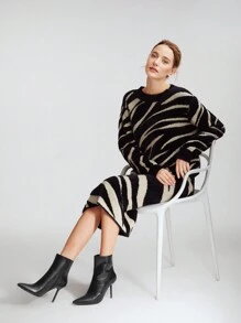 MOTF PREMIUM Botines reptil con estampado con tacón - Negro - Ver 4