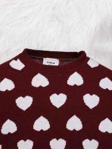 SHEIN 嬰童（女）毛衣爬爬服 - 紅白色 - 查看 7