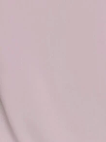 SHEIN LUNE 純色正面鈕扣襯衫 - 淺粉色 - 查看 6