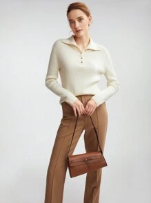 MOTF PREMIUM ASYMMETRIC BAG - Brown - View 8