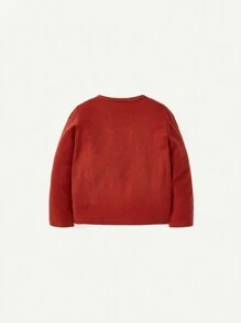 Cozy Pixies 男孩嬰兒2入組條紋印花補丁貼口袋T恤 - 紅白色 - 查看 2