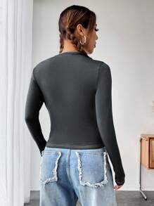 StreetHx Letter Graphic Tee - Dark Grey - View 2