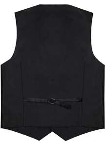 Áo vest nam in họa tiết bông tuyết Giáng sinh - Đỏ - Xem 3