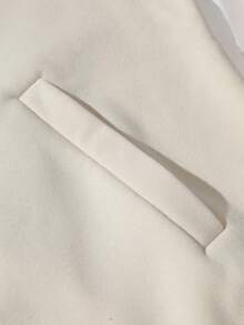 Manfinity Hypemode Áo hoodie lót nhiệt có dây rút dành cho nam có hình chữ cái - Màu Khaki - Xem 5
