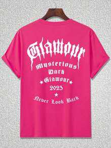 Manfinity EMRG Men Slogan Graphic Tee - Red - View 1