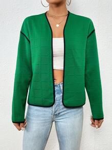 SHEIN Essnce 女士夾克 - 綠色 - 查看 3