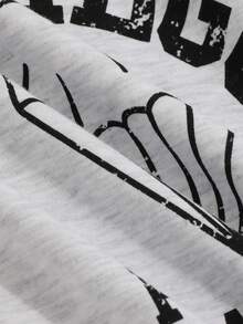 DAZY 字母圖案插肩袖休閒服洋裝