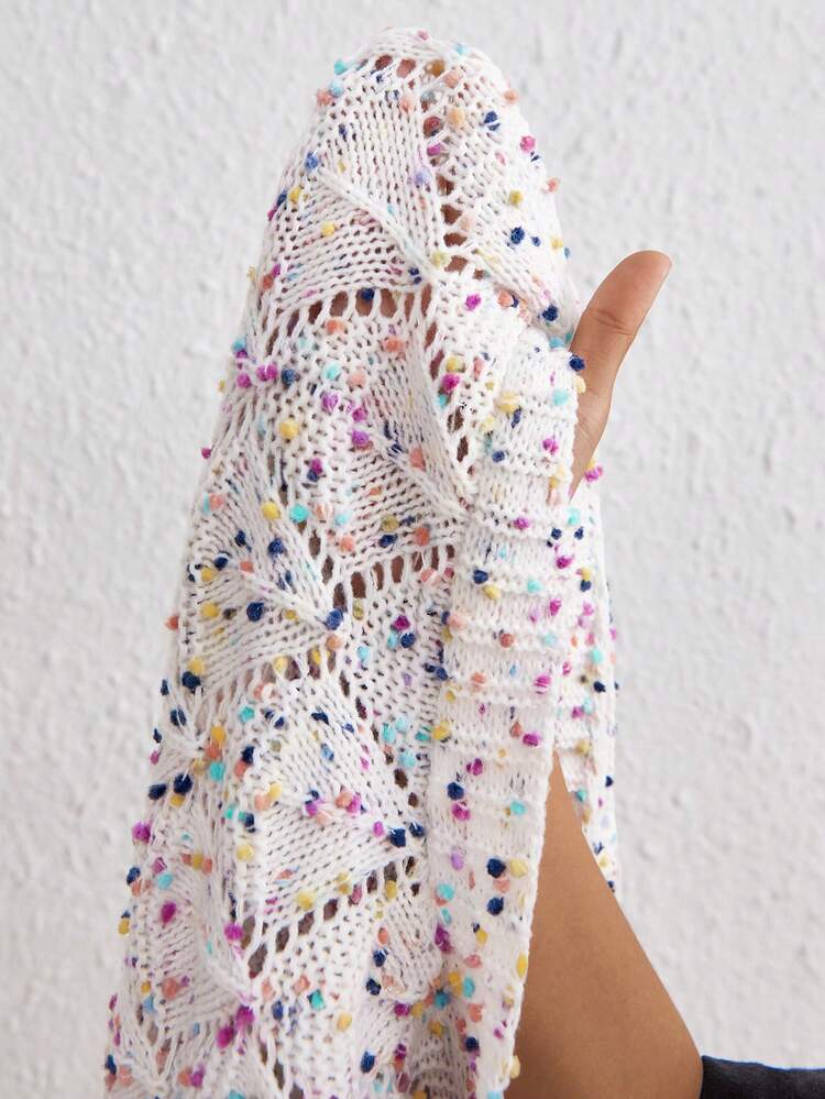 Space Dye Casual Design Cardigan