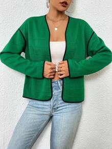 SHEIN Essnce 女士夾克 - 綠色 - 查看 6