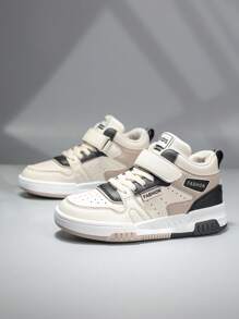New Versatile Breathable Children Campus Non-Slip Wear-Resistant Hook And Loop Sports Shoes