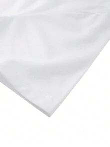 INAWLY Bộ đồ hai mảnh nữ Dây kéo Lá thư Giải trí - Đen và trắng - Xem 7