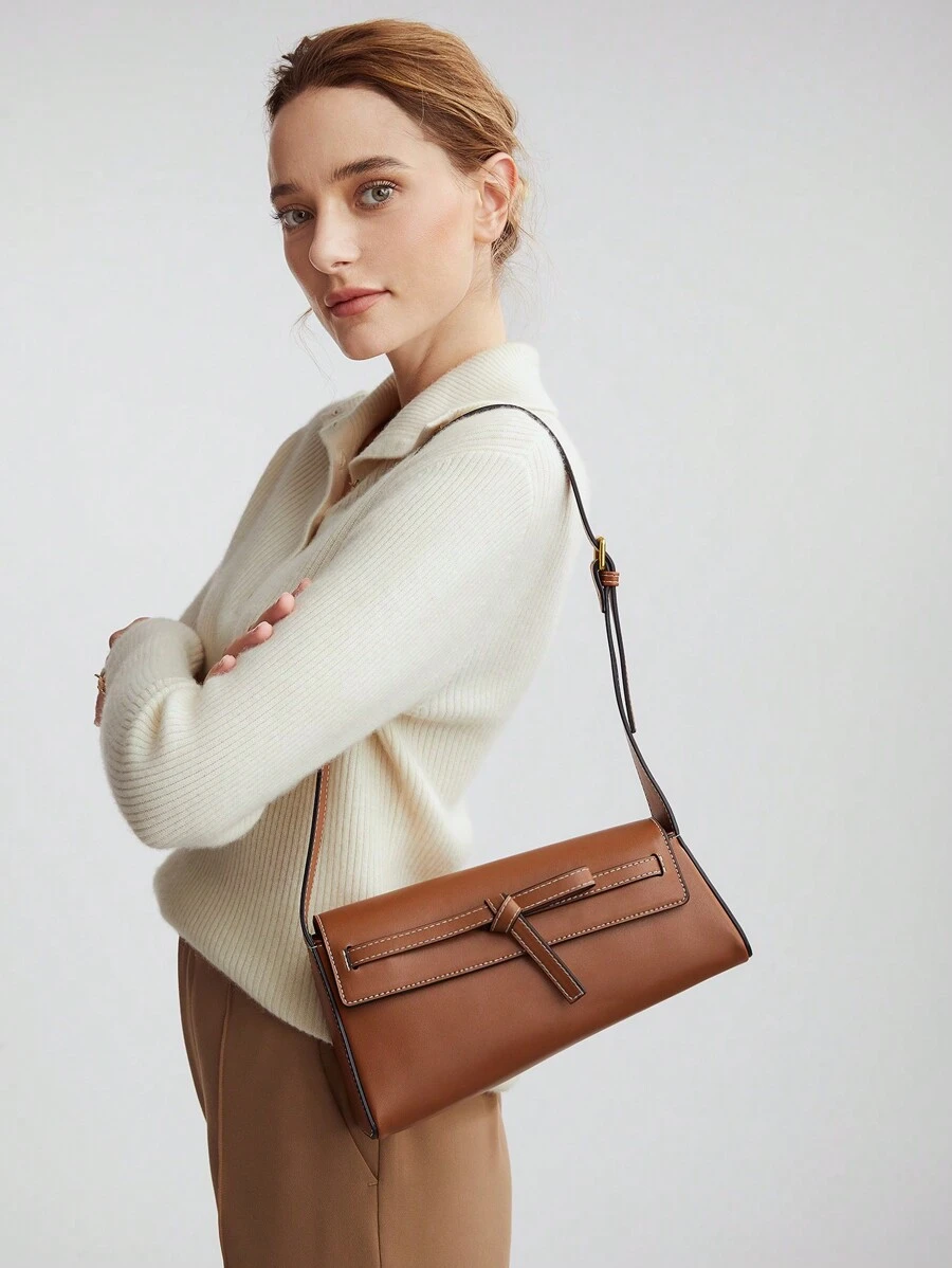 MOTF PREMIUM ASYMMETRIC BAG - Brown - View 1