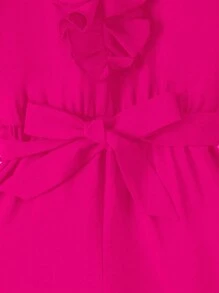 SHEIN Jumpsuits Gadis Muda - Hot Pink - View 6