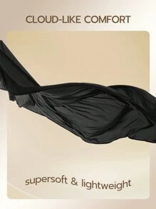 1pc Supersoft Plain Fitted Sheet, Lightweight Cloud-Like Feel Bedding,14inch/35cm Deep Pocket, For All Size Bed -Twin, Full, King, Queen Size Sheet - Black - View 7