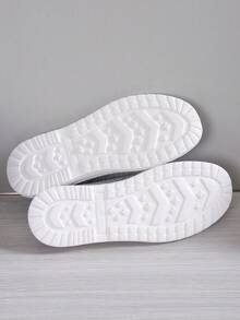 Giày thường có dây buộc phía trước họa tiết hoa cho nữ, Giày thể thao ngoài trời Polyester - Nhiều màu - Xem 7