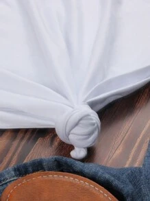 SHEIN LUNE In Mặt trăng Áo thun - trắng - Xem 4