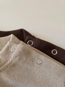 Baby Boy Cartoon Graphic Pullover & Pants - Apricot - View 9