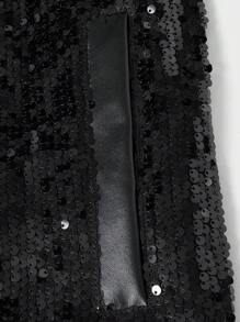 Manfinity VCAY 宽松男式拉链长袖亮片夹克