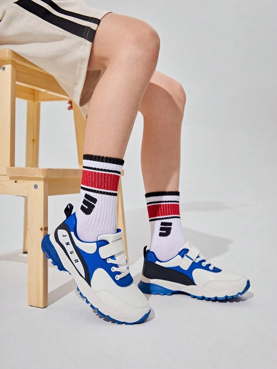 Cool Fashionable Comfortable Color-Block Children's Sports Shoes - Multicolor - View 1