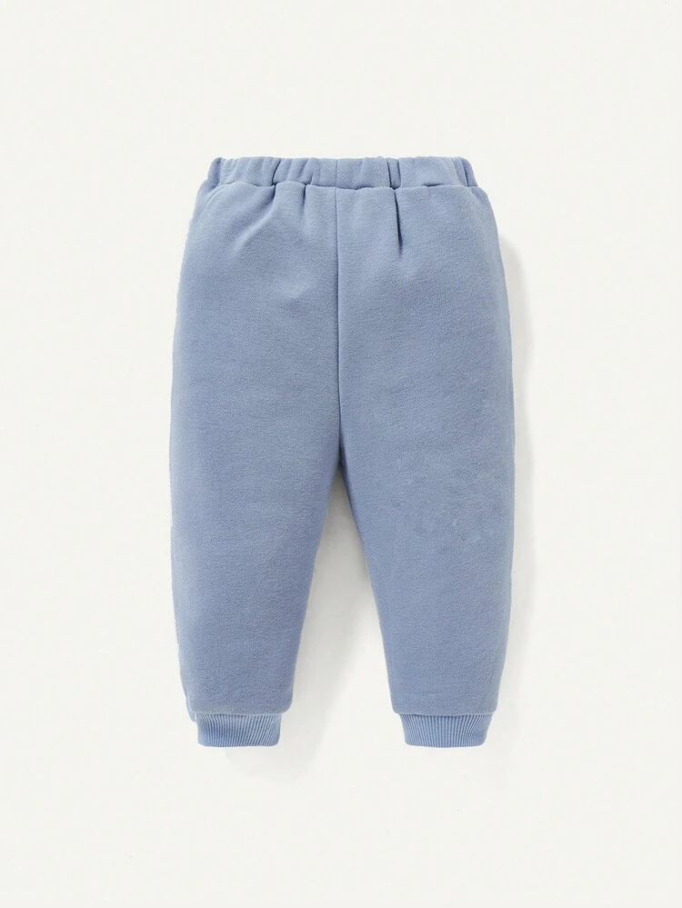 Baby Boy 2pcs Cartoon Graphic Sweatpants