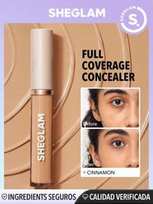 SHEGLAM Newly Reformulated - 12-Hr corrector de cobertura total - Cinnamon - Cinnamon - Ver 1
