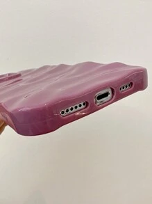 適用於iphone的閃爍流體防護手機殼,具有防震功能 - 粉色 - 查看 3