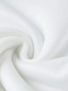 SHEIN EZwear Mushroom & Frog Print Thermal Lined Sweatshirt - White - View 3