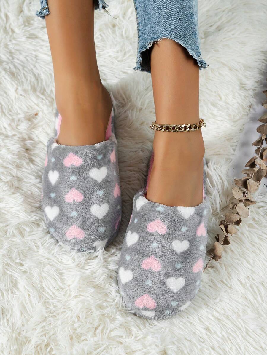 Fall/Winter Casual Home Slippers, Women's Fashionable Indoor Slippers, Bedroom Slippers For Women,Fluffy Slippers