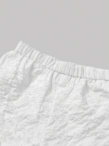 Aveloria Rosie 褶边吊带背心和短裤圣诞节节日派对服装 - 白色 - 查看 4