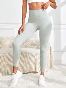 Easithlete Wide Waistband Sports Leggings